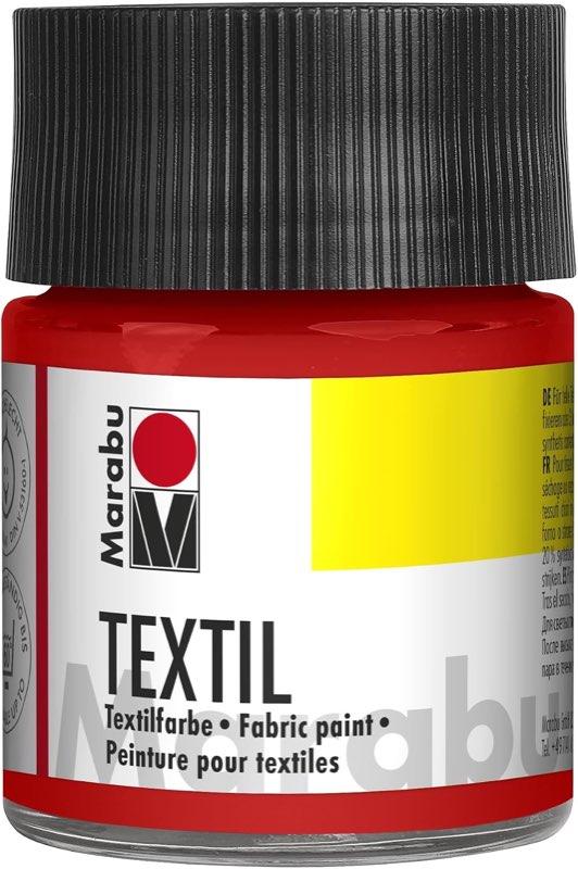 Marabu Marabu Textil Stoffmalfarbe Rot 50 ml