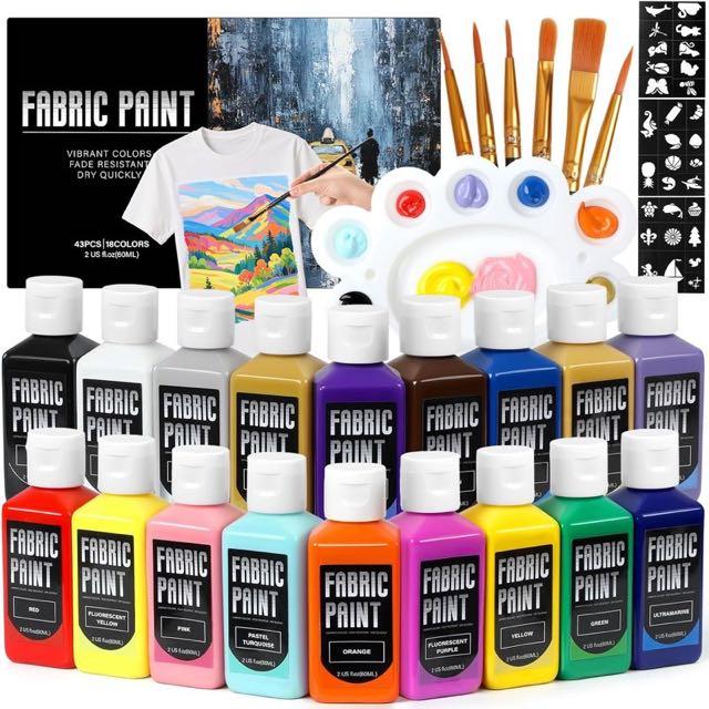 TMOL TMOL Textilfarben 18 x 60 ml