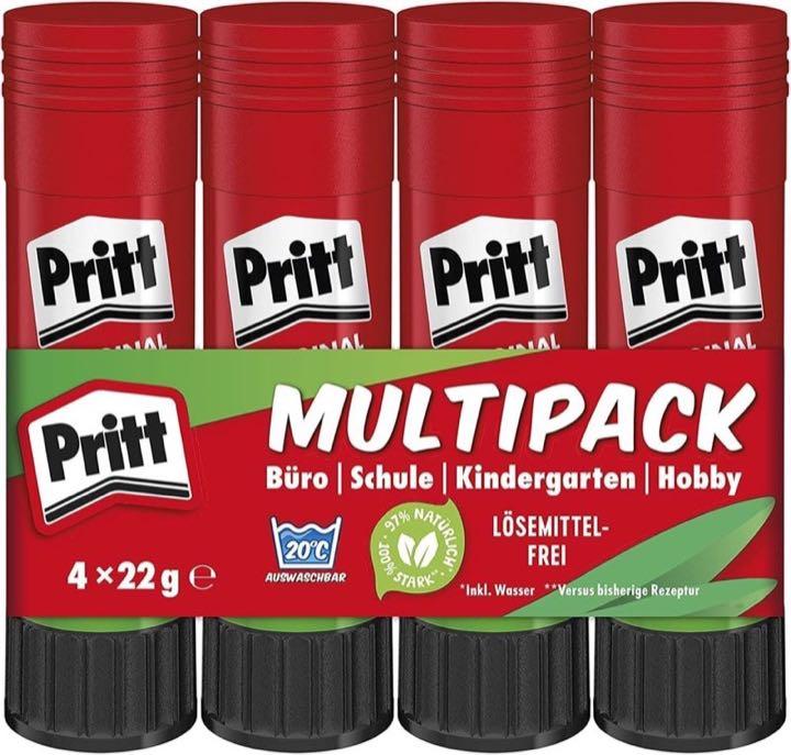 Testsieger Pritt Klebestift, 4x22 g