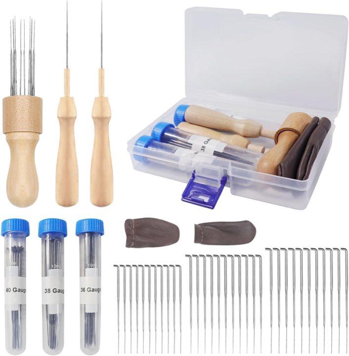 Testsieger Redamancy Nadelfilz-Set, 36 Nadeln