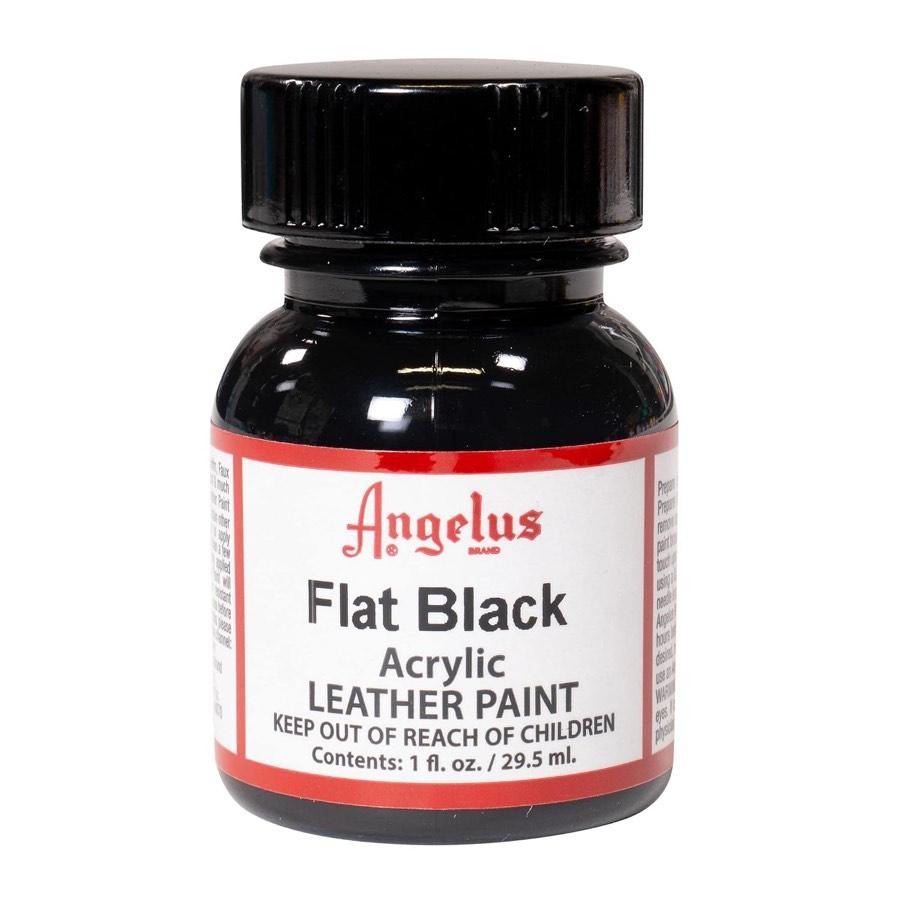 Angelus Angelus Acryl-Lederfarbe Matt Schwarz, 29,5 ml