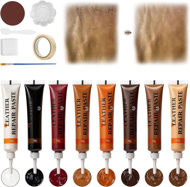 HOWAB Leder-Reparaturset, 8 Farben