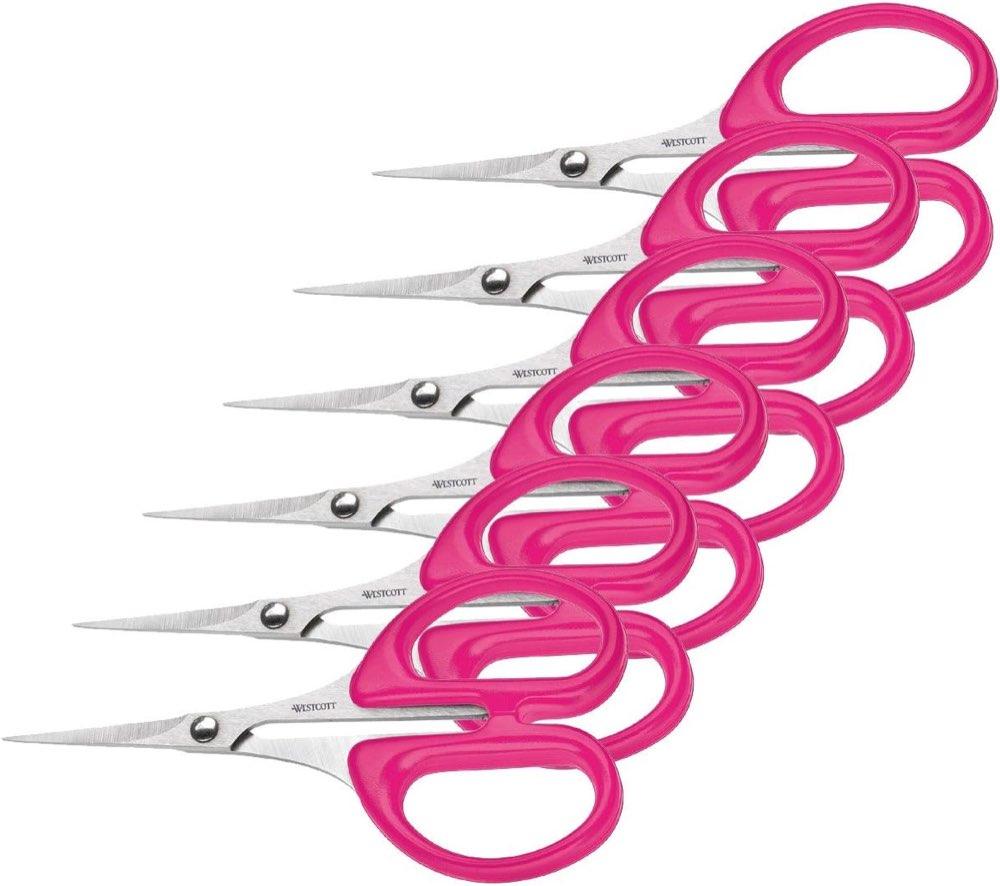 Westcott Westcott Silhouettenschere E-13101, 10 cm, 6 Stück