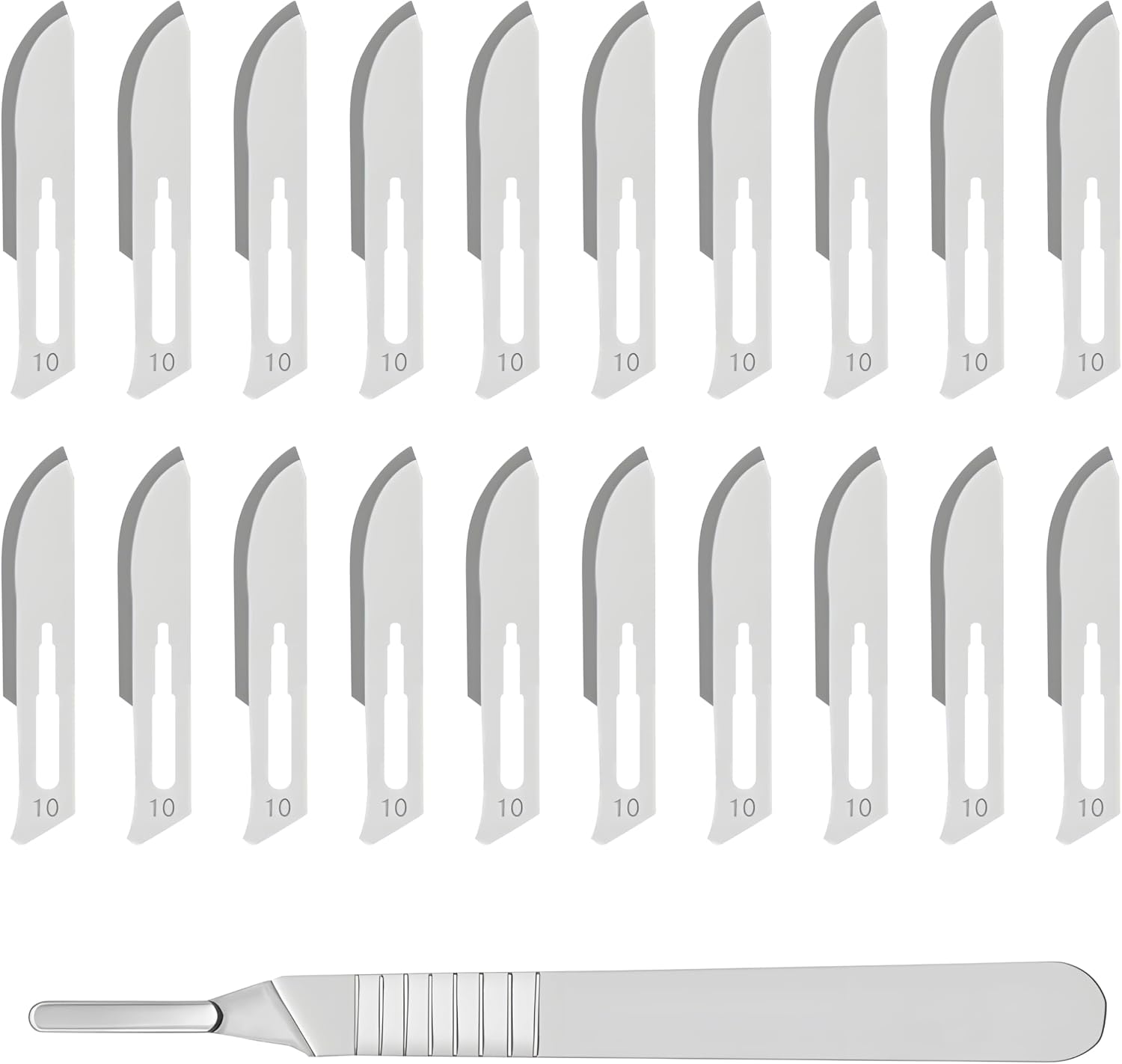 Cryluxial 20 Klingen Nr. 10 plus Griff Nr. 3