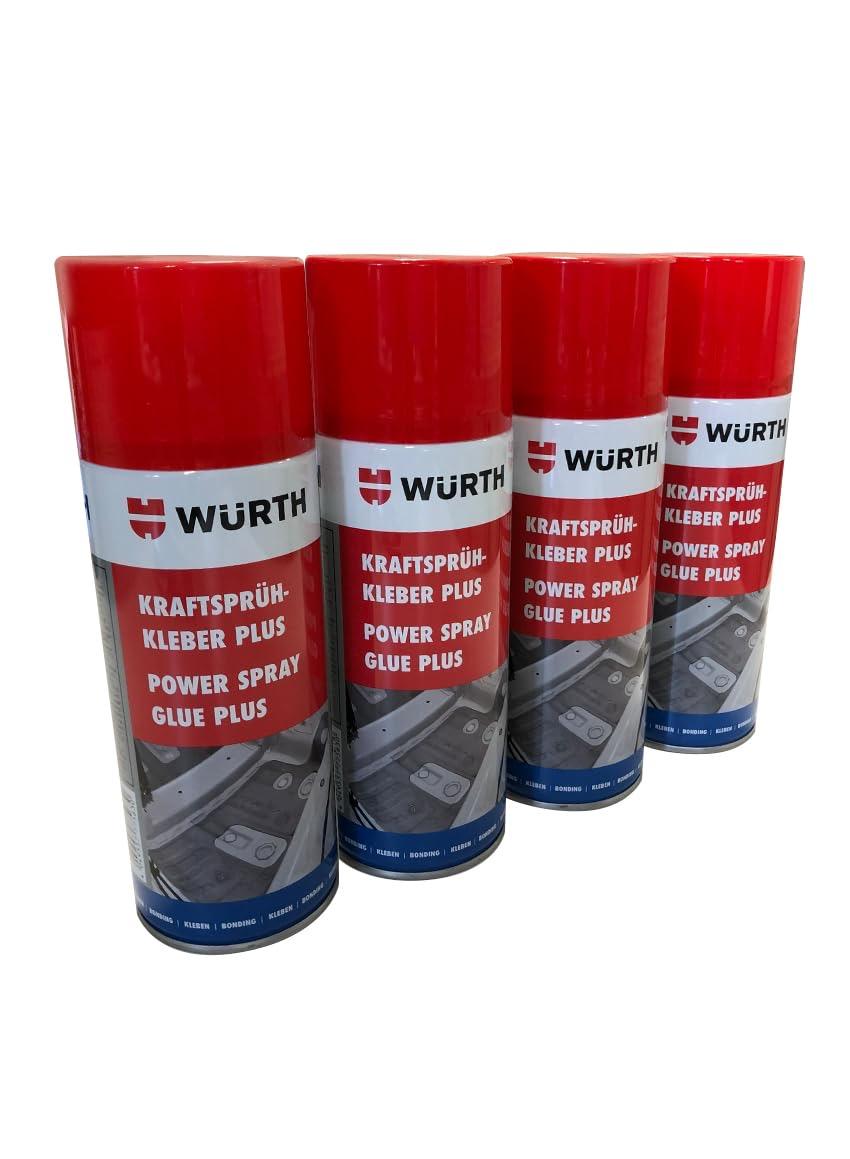 Würth Kraftsprühkleber Plus 4 x 400 ml