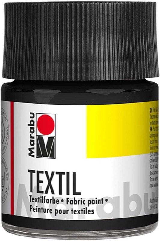 Marabu Marabu Textil Schwarz, 50 ml