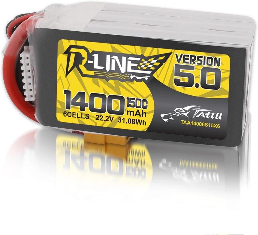 Tattu 6S 1400 mAh 150C v5 XT60