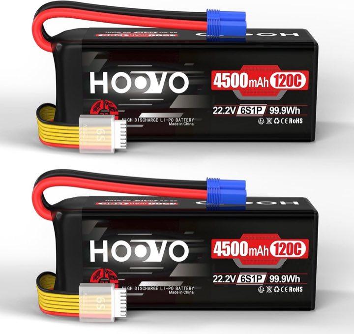 HOOVO 6S 4500 mAh 120C EC5 (2 Stück)
