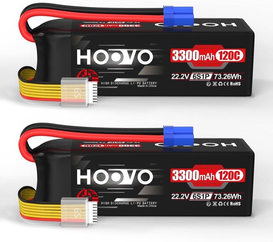 HOOVO 6S 3300 mAh 120C EC5 (2 Stück)