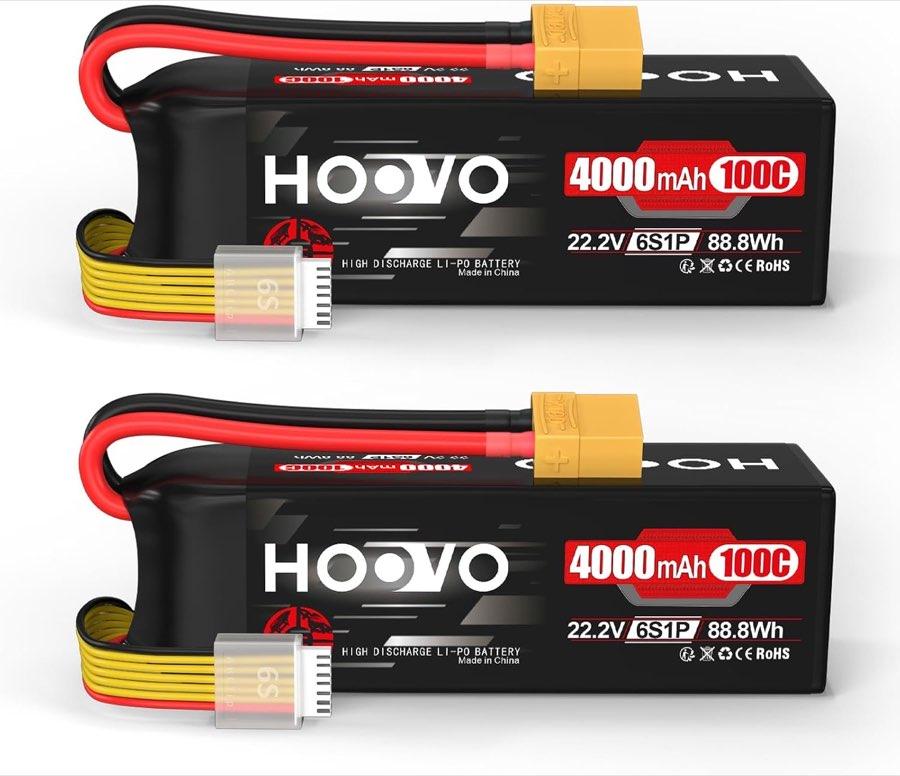 HOOVO 6S 4000 mAh 100C (2 Stück)