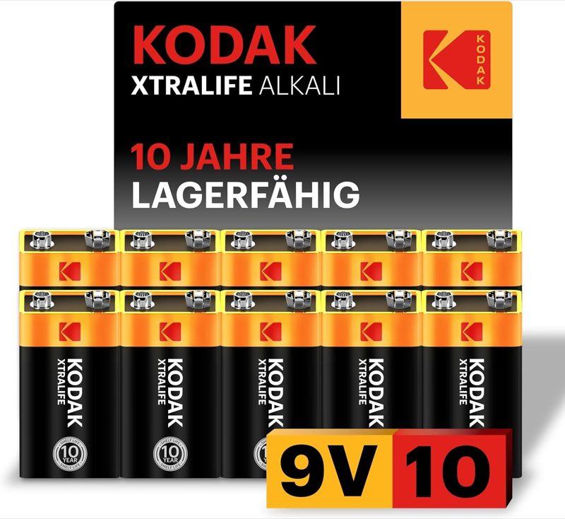 Kodak Xtralife 9V, 10 Stück