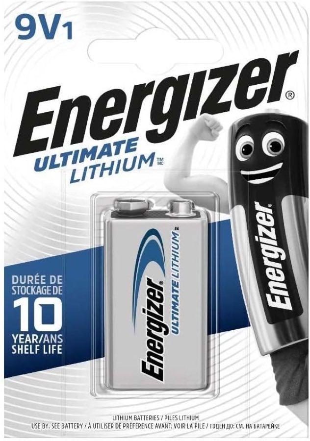 Energizer Energizer 4 9V Lithium Batterien Lithium 9V-Block L522-9V-FR22-E-Block (4er Set)