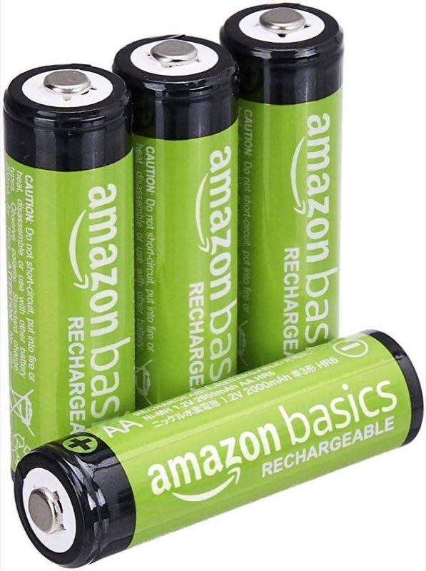 Amazon Basics AA-NiMH 2000 mAh, 4 Stück