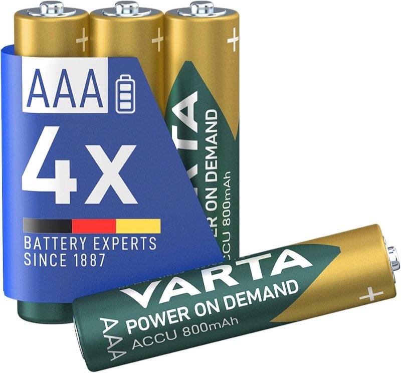 VARTA AAA NiMH 800 mAh, 4 Stück
