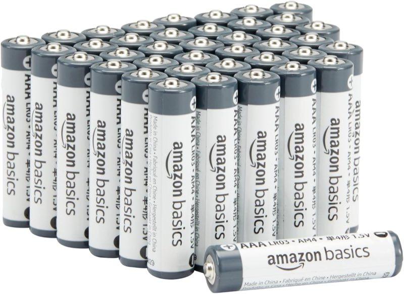 Amazon Basics AAA, 40 Stück, 5 Jahre