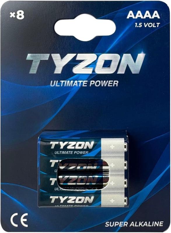 TYZON TYZON AAAA Alkaline, 8 Stück