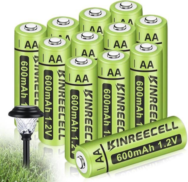 KINREECELL AA 600 mAh, 12 Stück