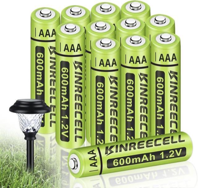 KINREECELL AAA 600 mAh, 12 Stück