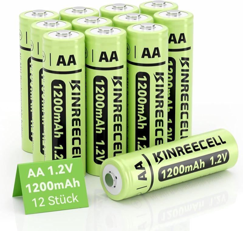 KINREECELL KINREECELL AA 1200 mAh, 12 Stück - Produktbild