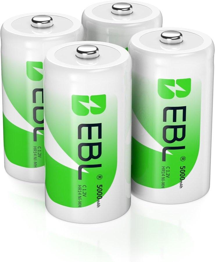 EBL EBL Baby C 5000 mAh NiMH, 4 Stück