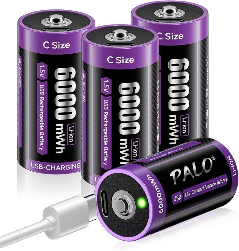 Mspalocell USB-C Baby C 6000 mWh, 4 Stück