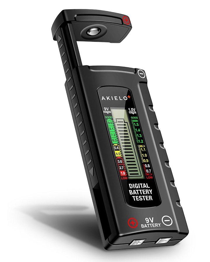 AKIELO+ LCD-Batterietester BT-001