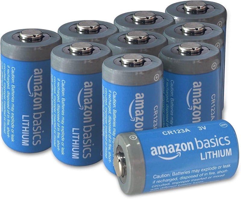 Amazon Basics CR123A, 10 Stück