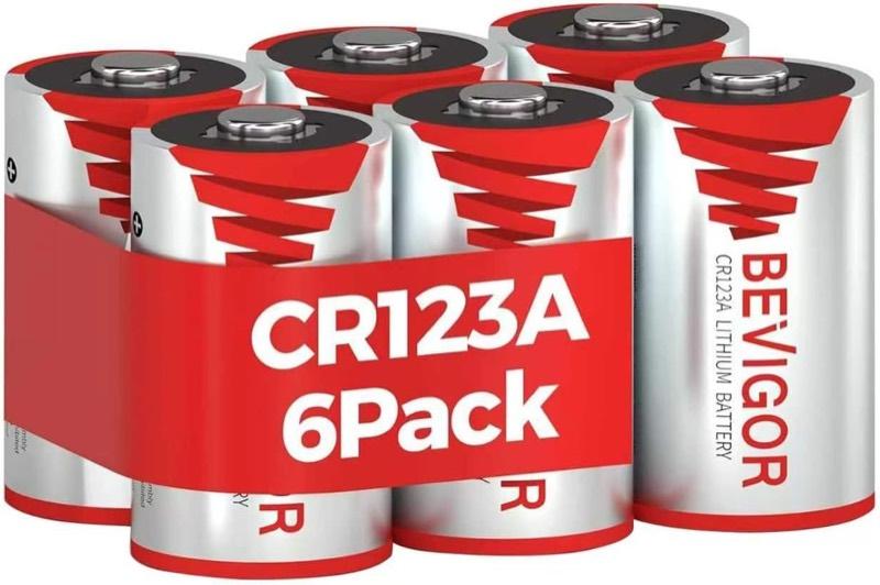 Bevigor CR123A, 6 Stück