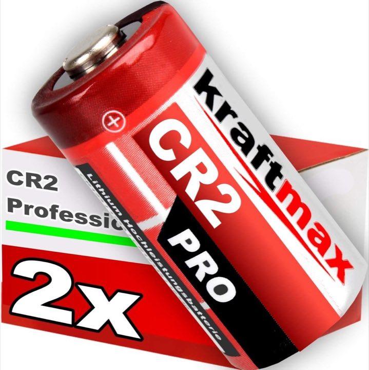 Kraftmax CR2 Lithium, 2 Stück, 3 V, 850 mAh