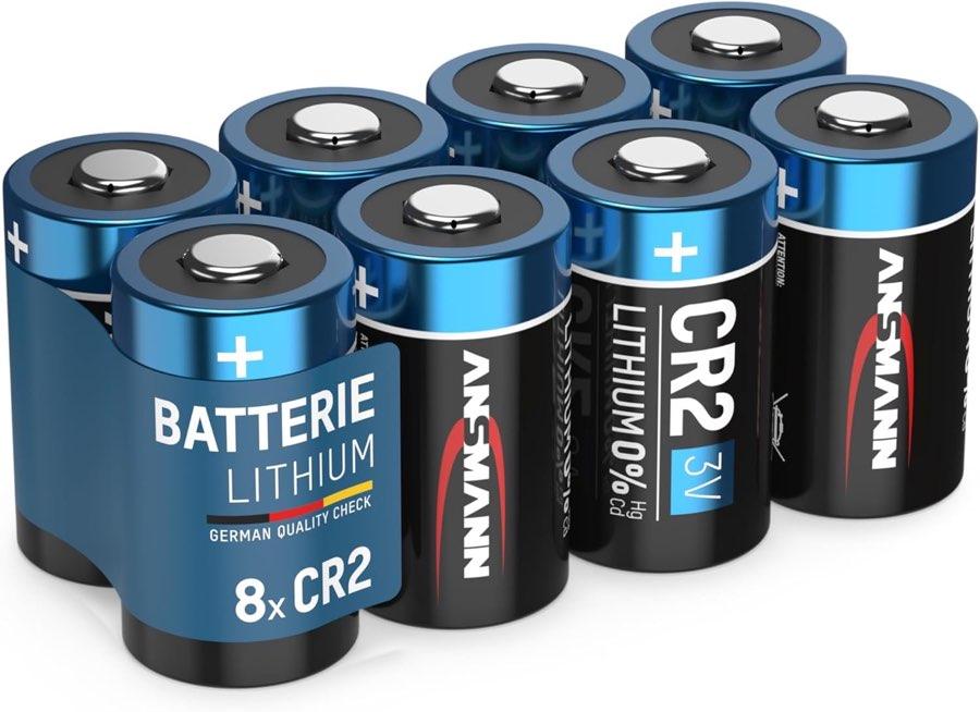 Ansmann CR2, 8 Stück, 3 V, 850 mAh