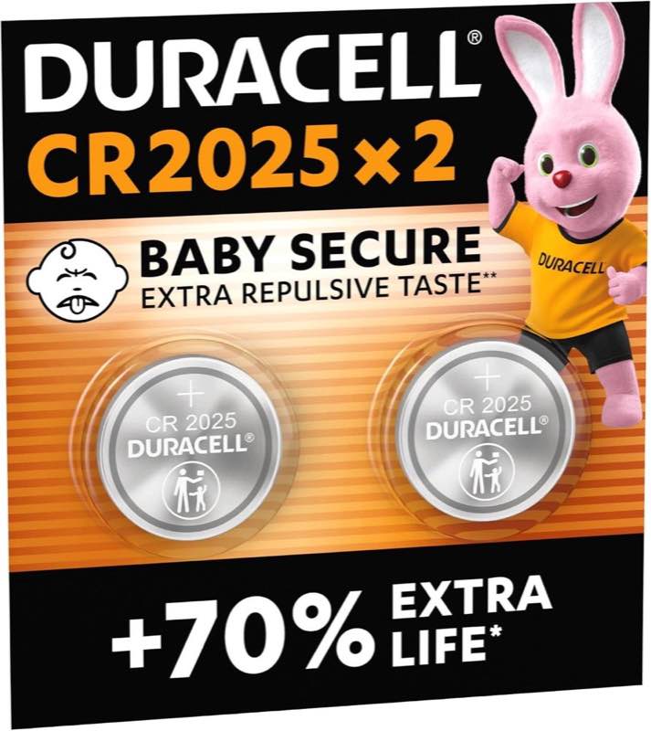 Duracell Duracell CR2025, 2 Stück
