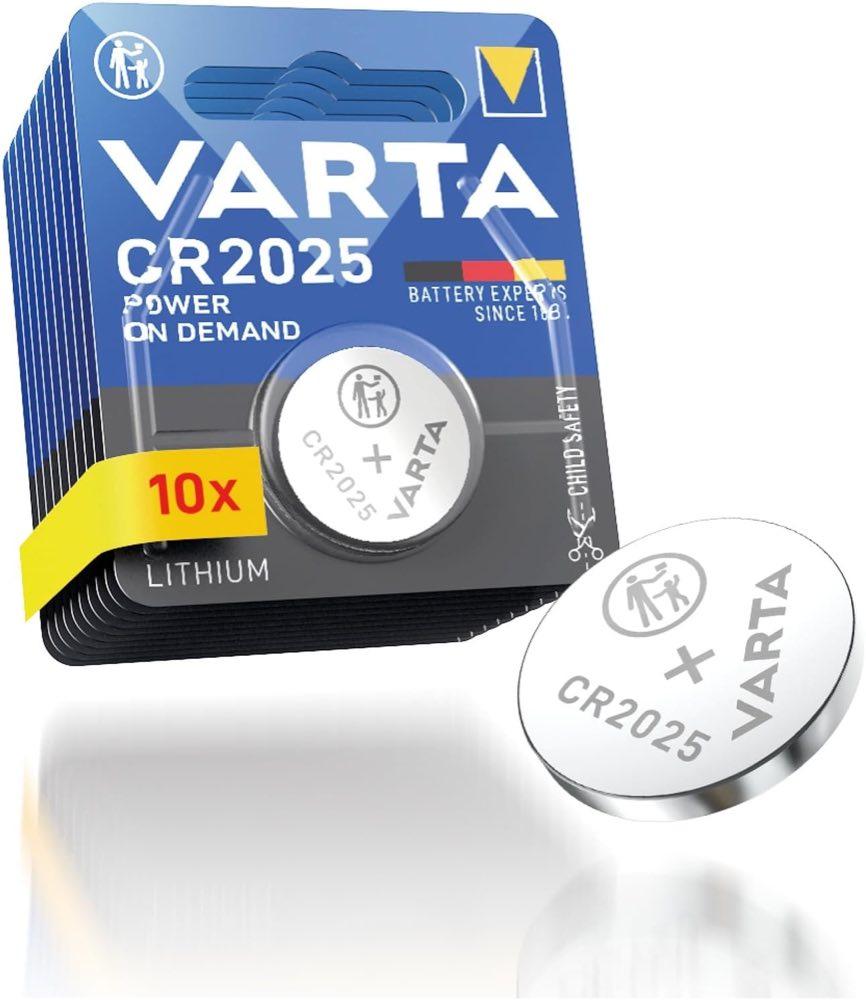 VARTA Power on Demand CR2025, 10 Stück