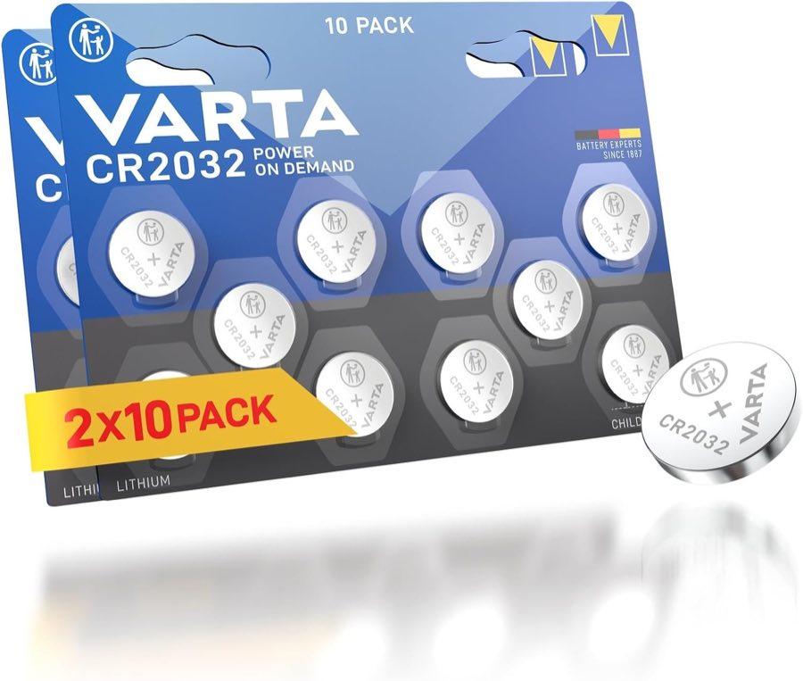 VARTA CR2032, 20 Stück