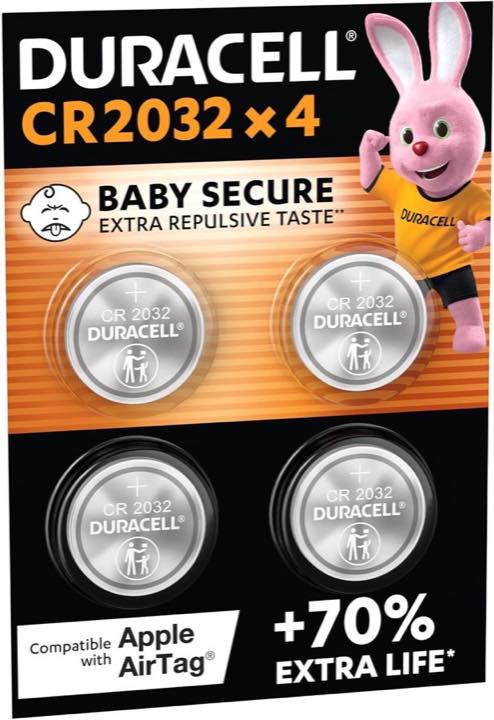 DURACELL CR2032, 4 Stück
