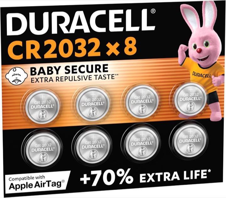 Duracell DURACELL CR2032, 8 Stück