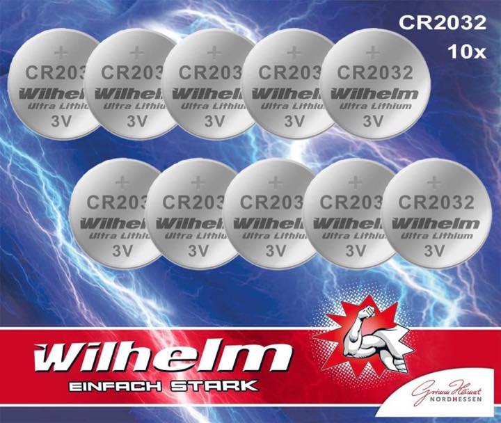 Wilhelm CR2032, 10 Stück