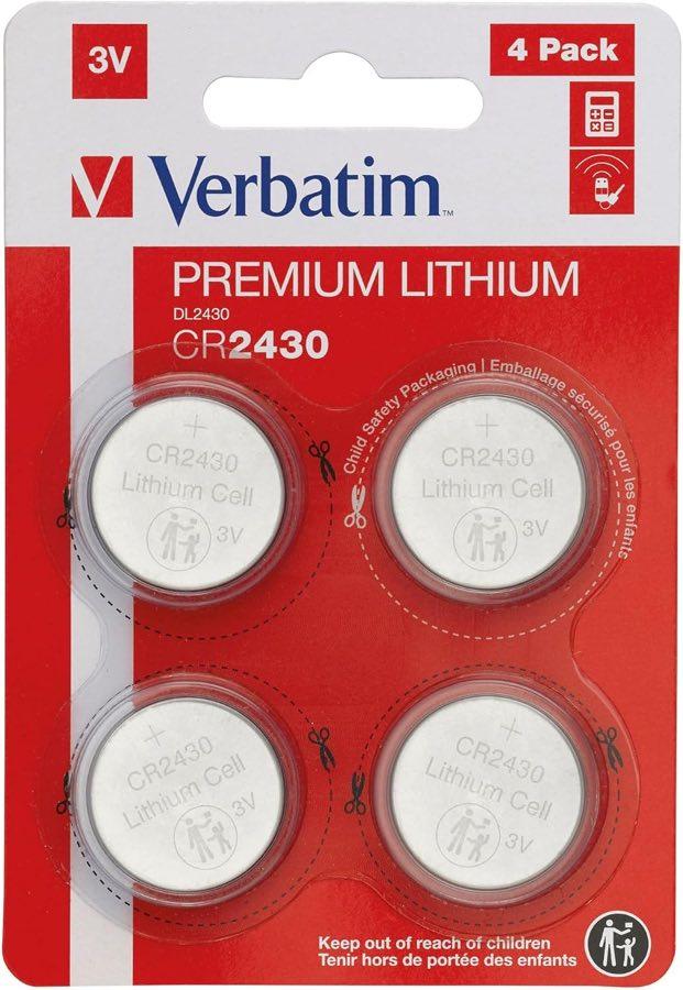 Verbatim CR2430, 4er