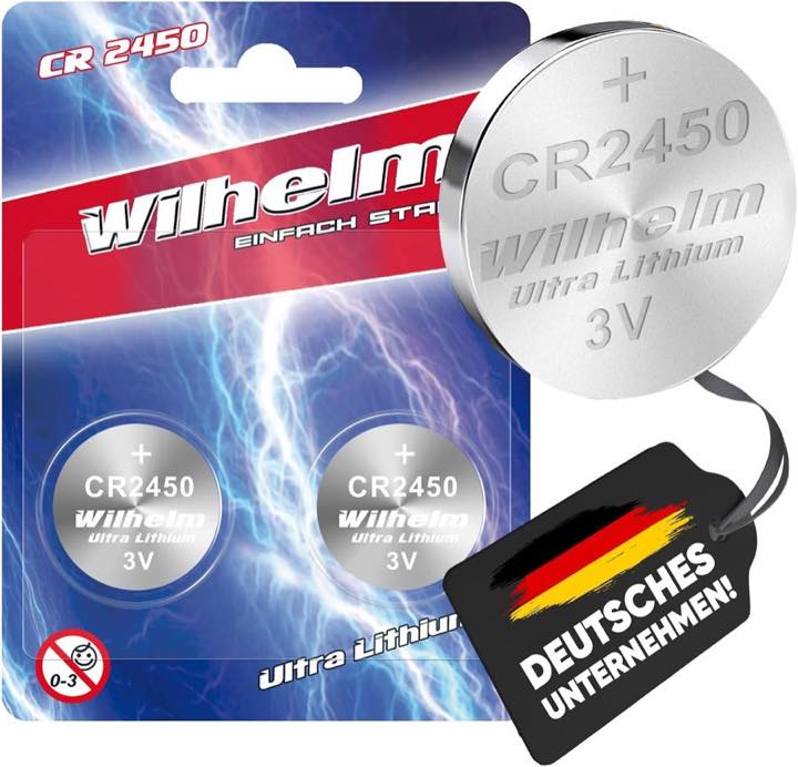 Wilhelm CR2450, 2 Stück