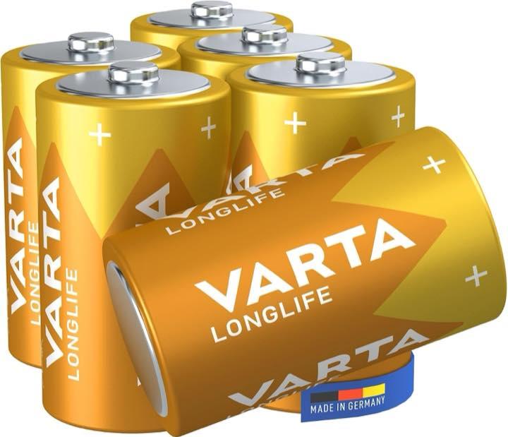 VARTA VARTA Longlife Alkaline D, 6 Stück