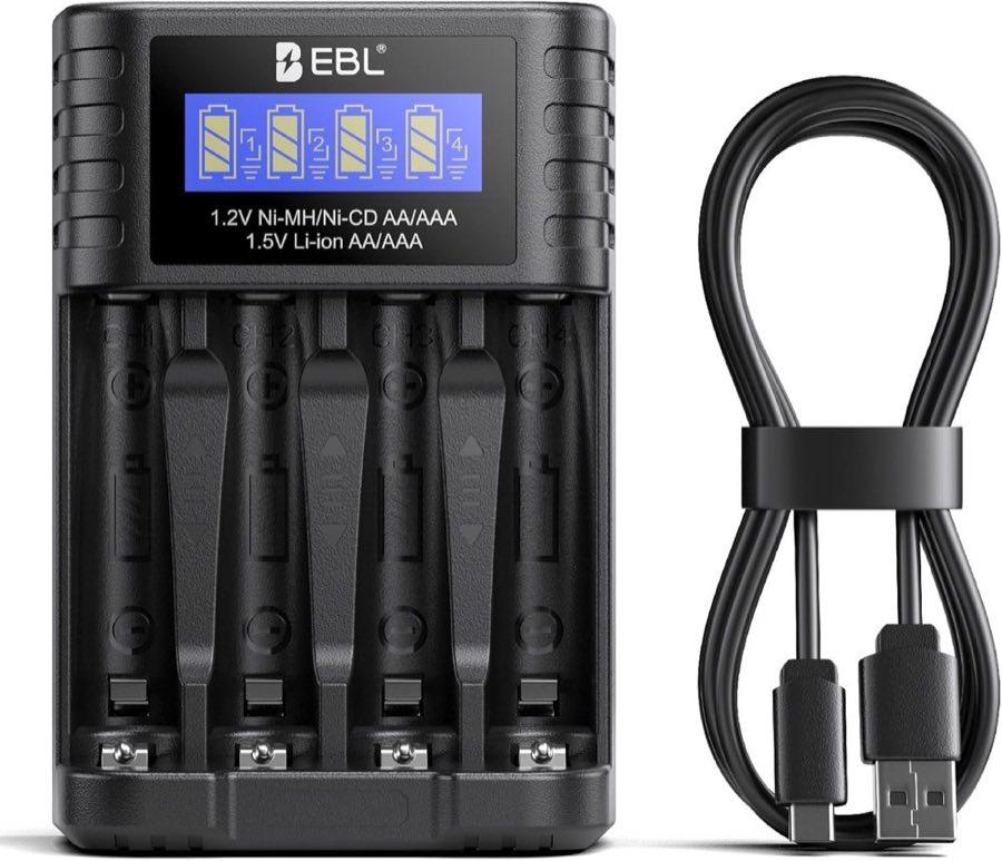 EBL-Ladegeräte Produktbild – Testsieger