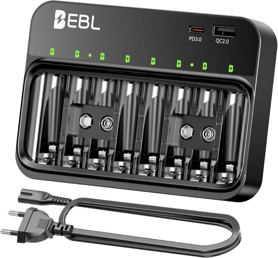 EBL EBL Netzladegerät für AA, AAA und 9 V