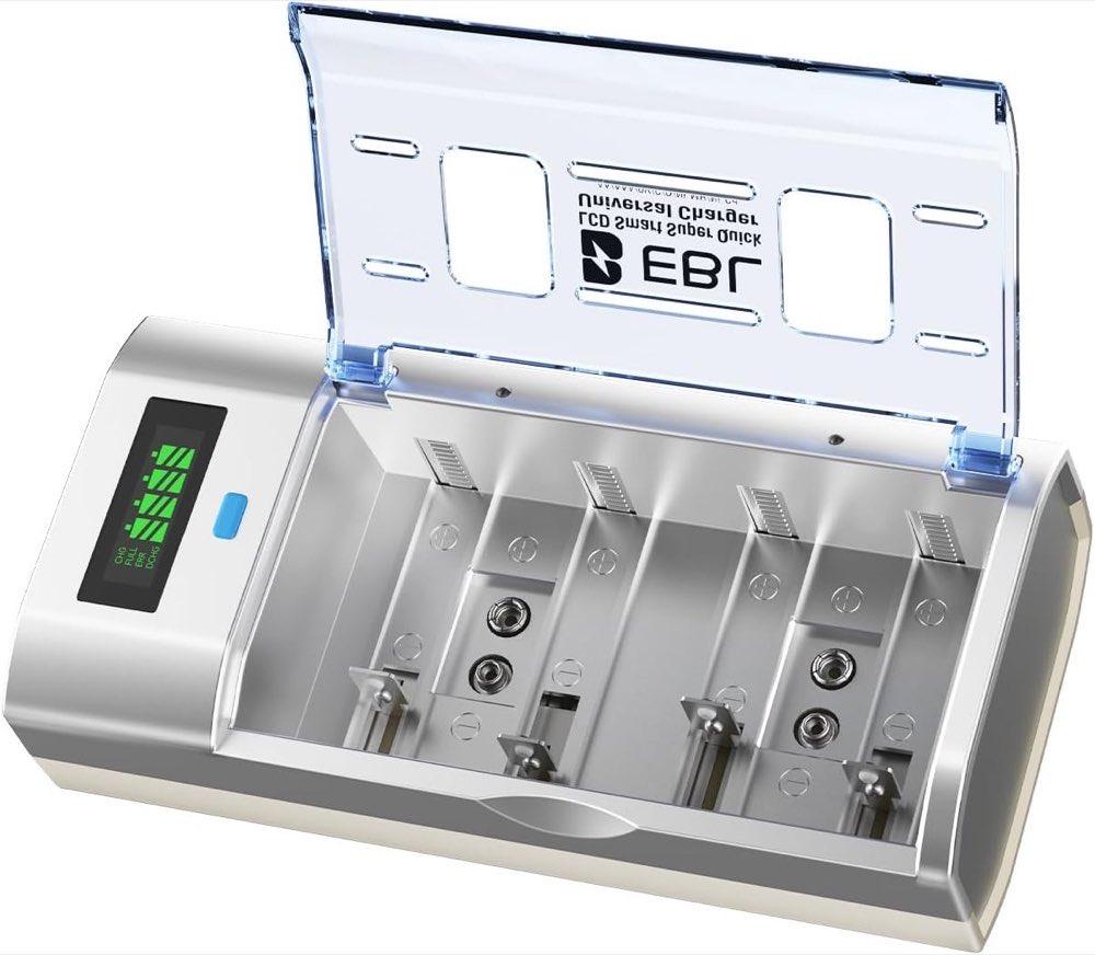 EBL NiMH-Lader mit Entladefunktion