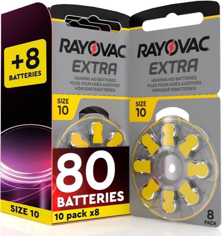 Rayovac Extra, 80 plus 8 Stück