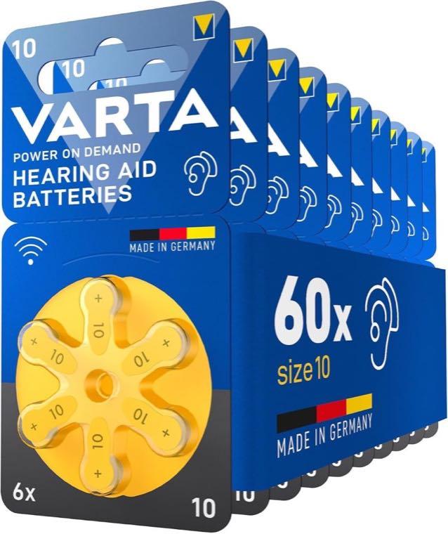 Varta Typ 10, 60 Stück