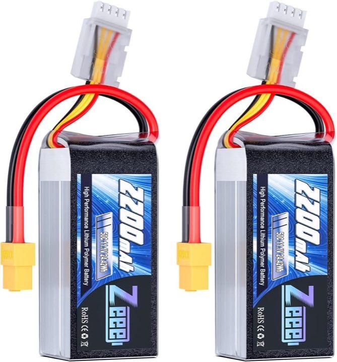 Zeee Zeee 3S 2200 mAh 50C XT60, 2 Stück