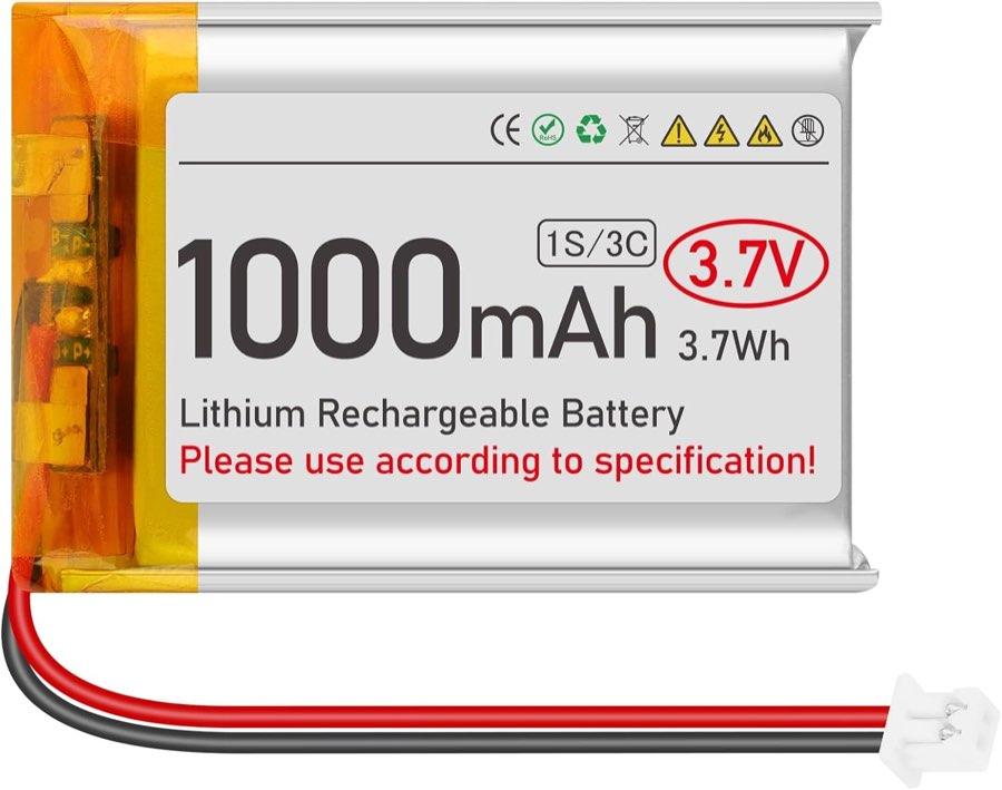 Kolrid 3,7 V 1000 mAh 803040, 1 Stück