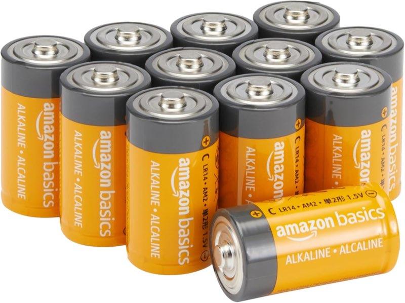 Amazon Basics Amazon Basics C Alkaline, 12 Stück