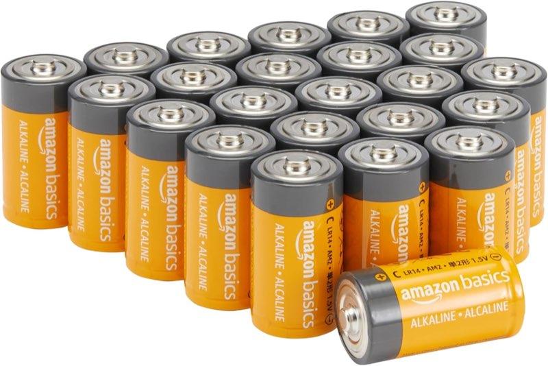 Amazon Basics C Alkaline, 24 Stück