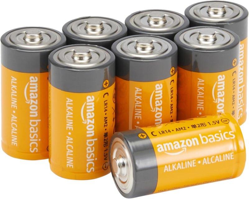 Amazon Basics C Alkaline, 8 Stück