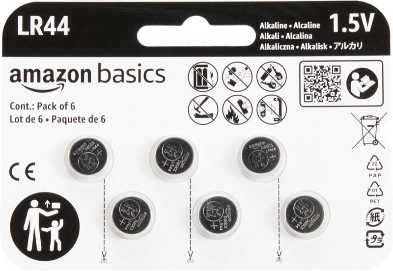 Amazon Basics LR44, 6 Stück